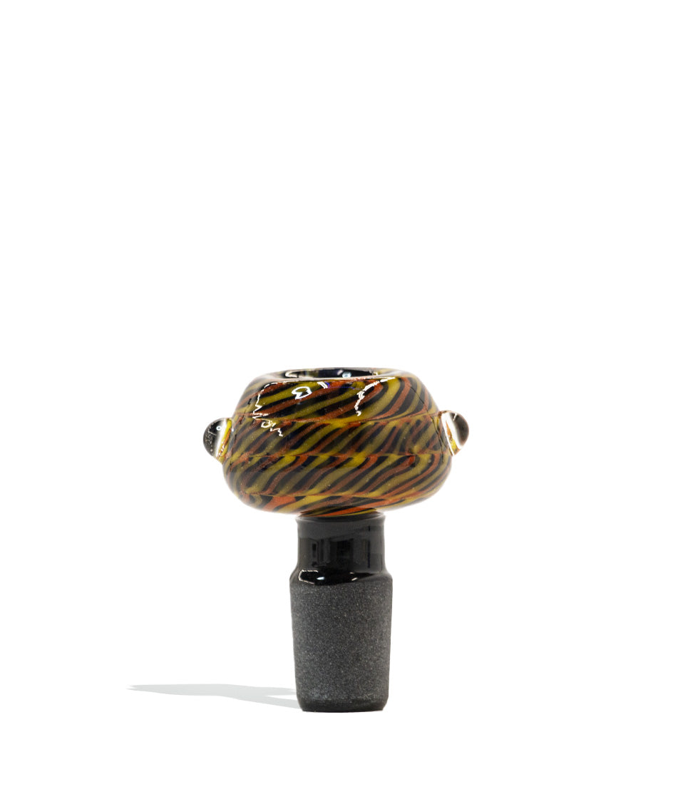 Colored Bowl with Black Ground Glass Joint - Discreet Smoker