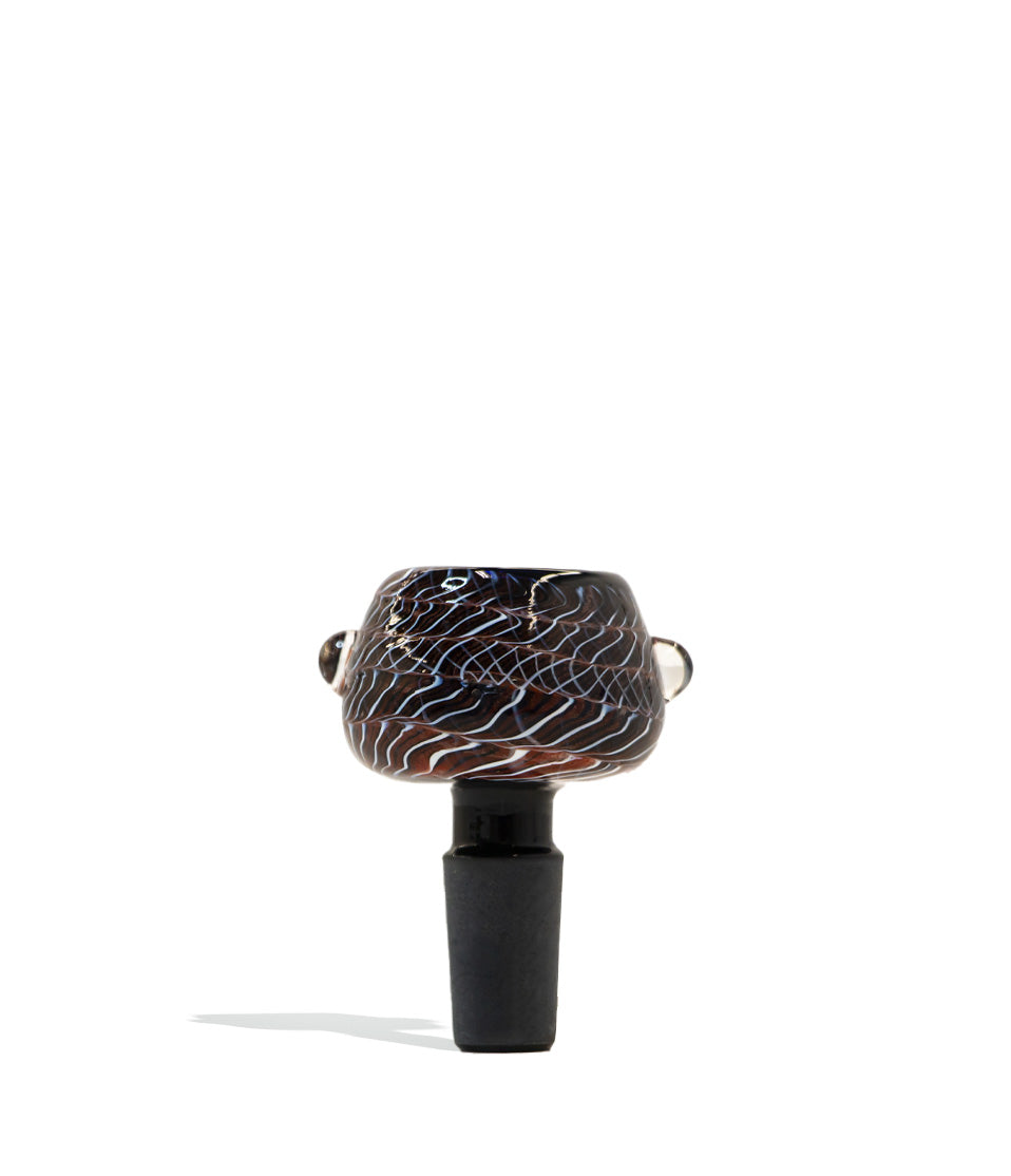 Colored Bowl with Black Ground Glass Joint - Discreet Smoker