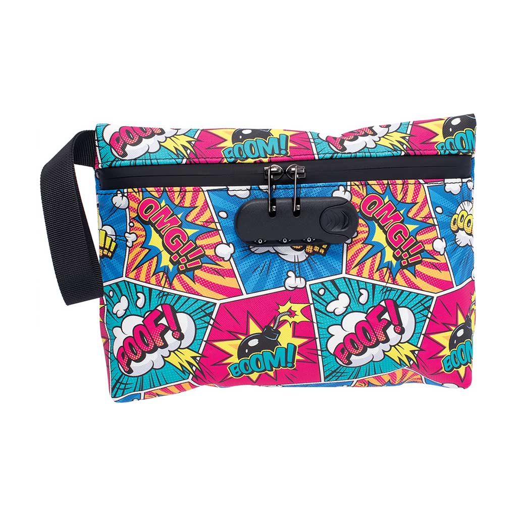 11IN X 7.5IN SMELLPROOF BAG - COMIC - Discreet Smoker