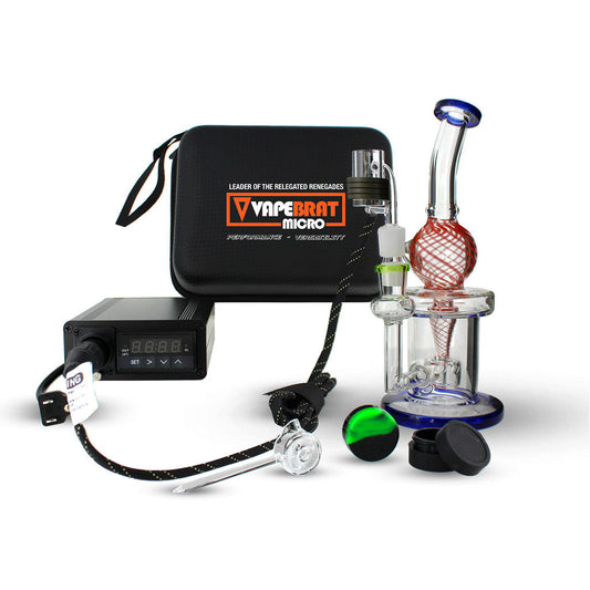 VapeBrat Copa Enail - Micro E-Nail Quartz E-banger Bucket Kit - Discreet Smoker