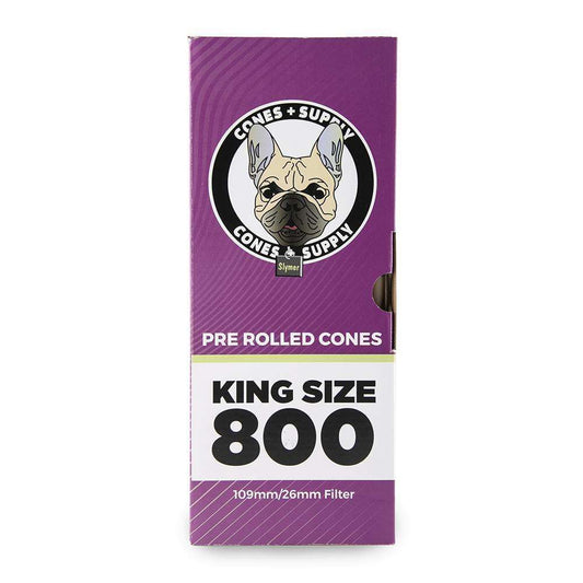 Cones + Supply Natural Brown 109mm King Size - 800ct