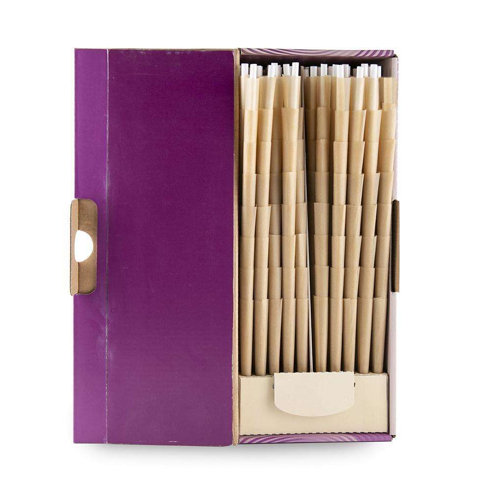 Cones + Supply Natural Brown 109mm King Size - 800ct - Discreet Smoker