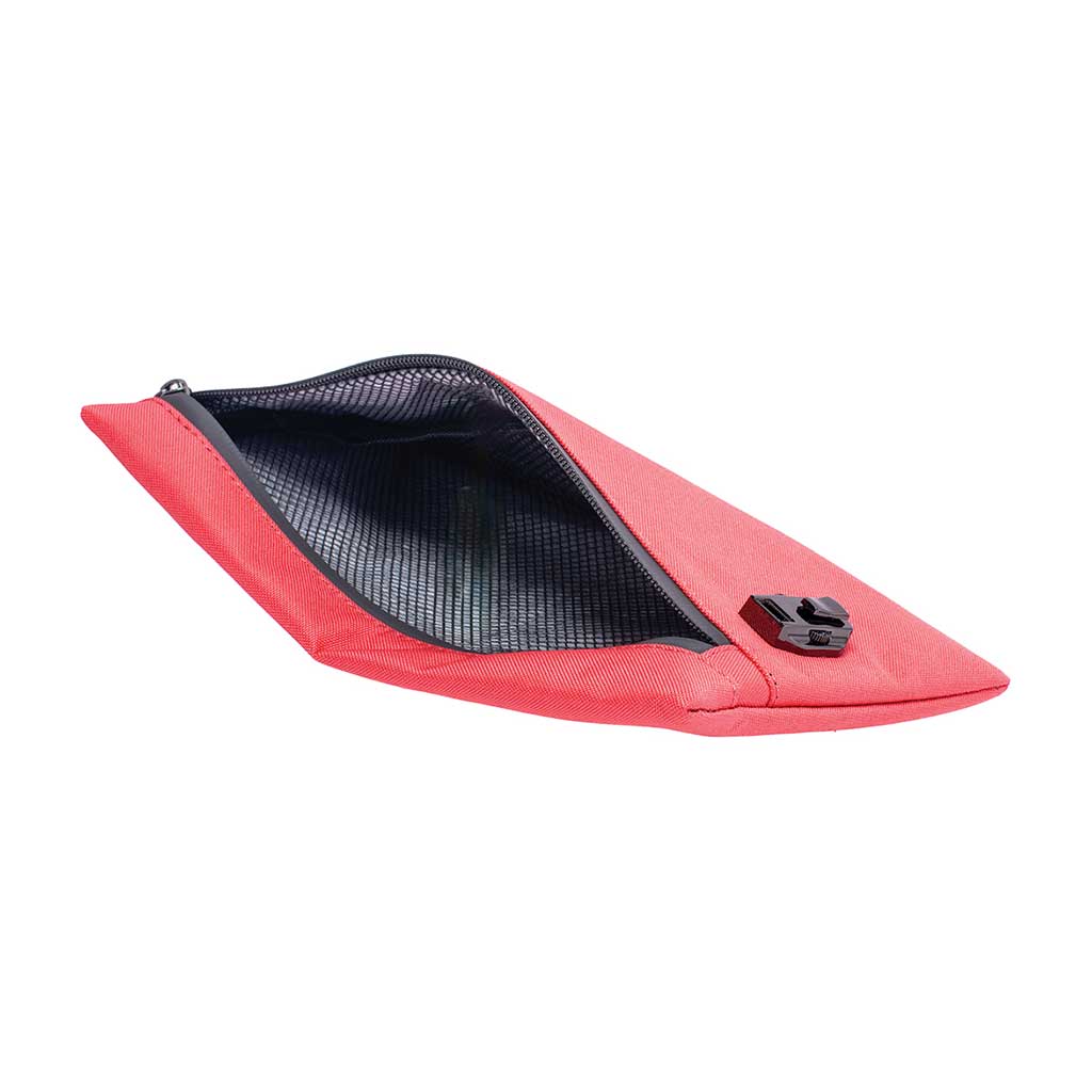11IN X 6IN SMELLPROOF POUCH - LIVING CORAL PINK - Discreet Smoker