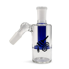 HONEYBEE HERB CORE CYLINDER DISC PERC GLASS ASH CATCHER - Discreet Smoker