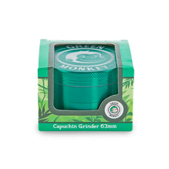 Green Monkey Grinder - Capuchin 4pc - 63mm - Discreet Smoker