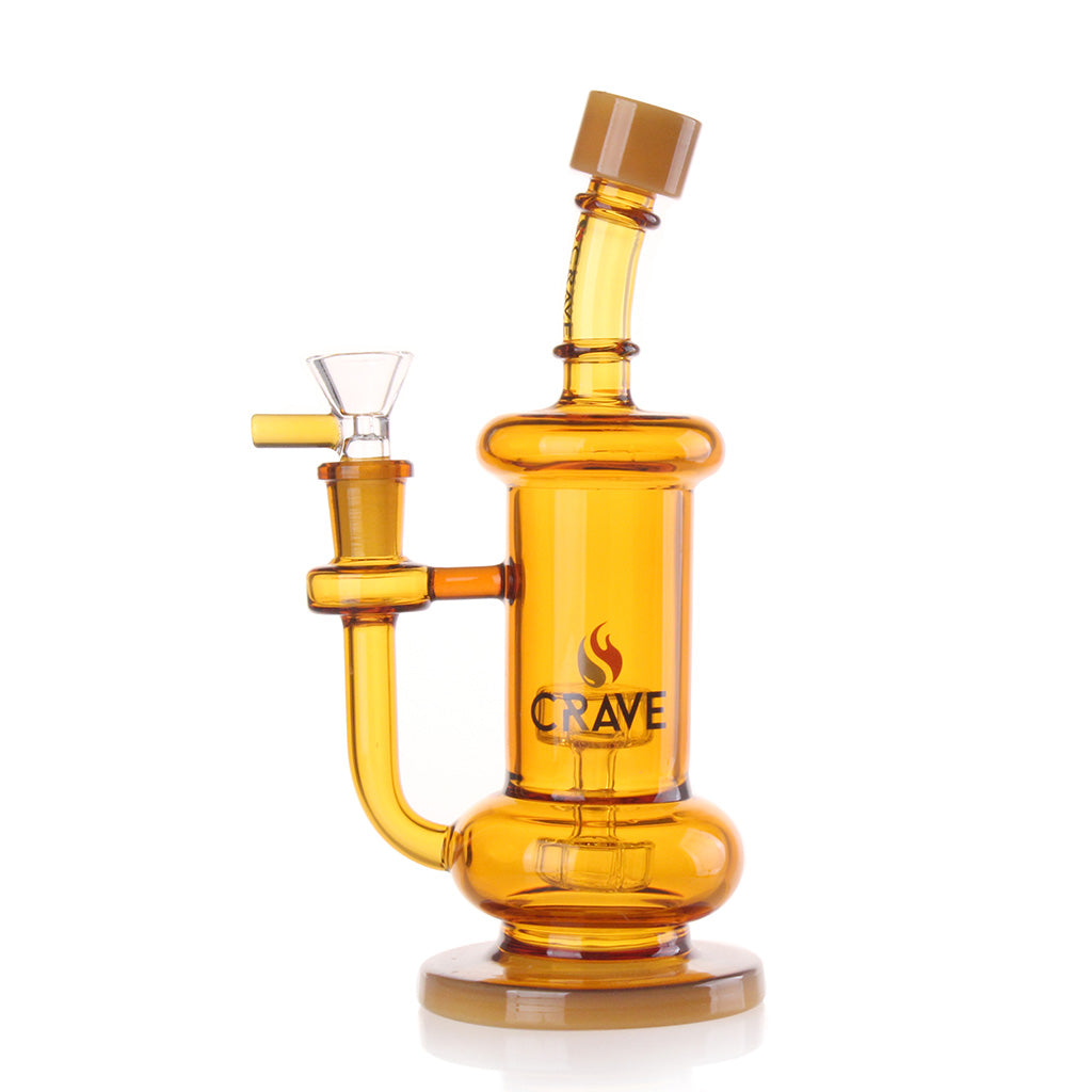 CRAVE DUAL CHAMBER RECYCLER DAB RIG - Discreet Smoker