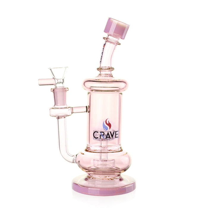 CRAVE DUAL CHAMBER RECYCLER DAB RIG, Pink