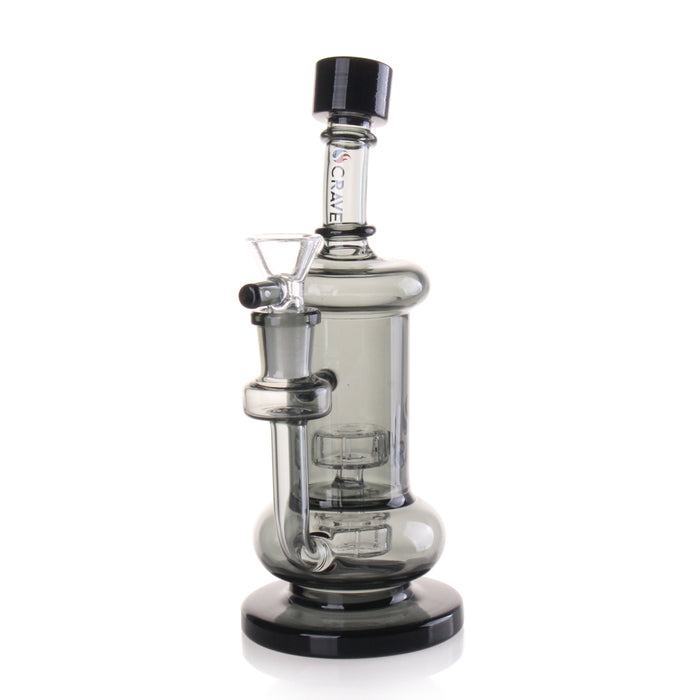 CRAVE DUAL CHAMBER RECYCLER DAB RIG, Smoke
