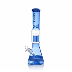 15" Beaker Bong with Tree Perc &amp; Ice Catcher | Croia Glass - Discreet Smoker