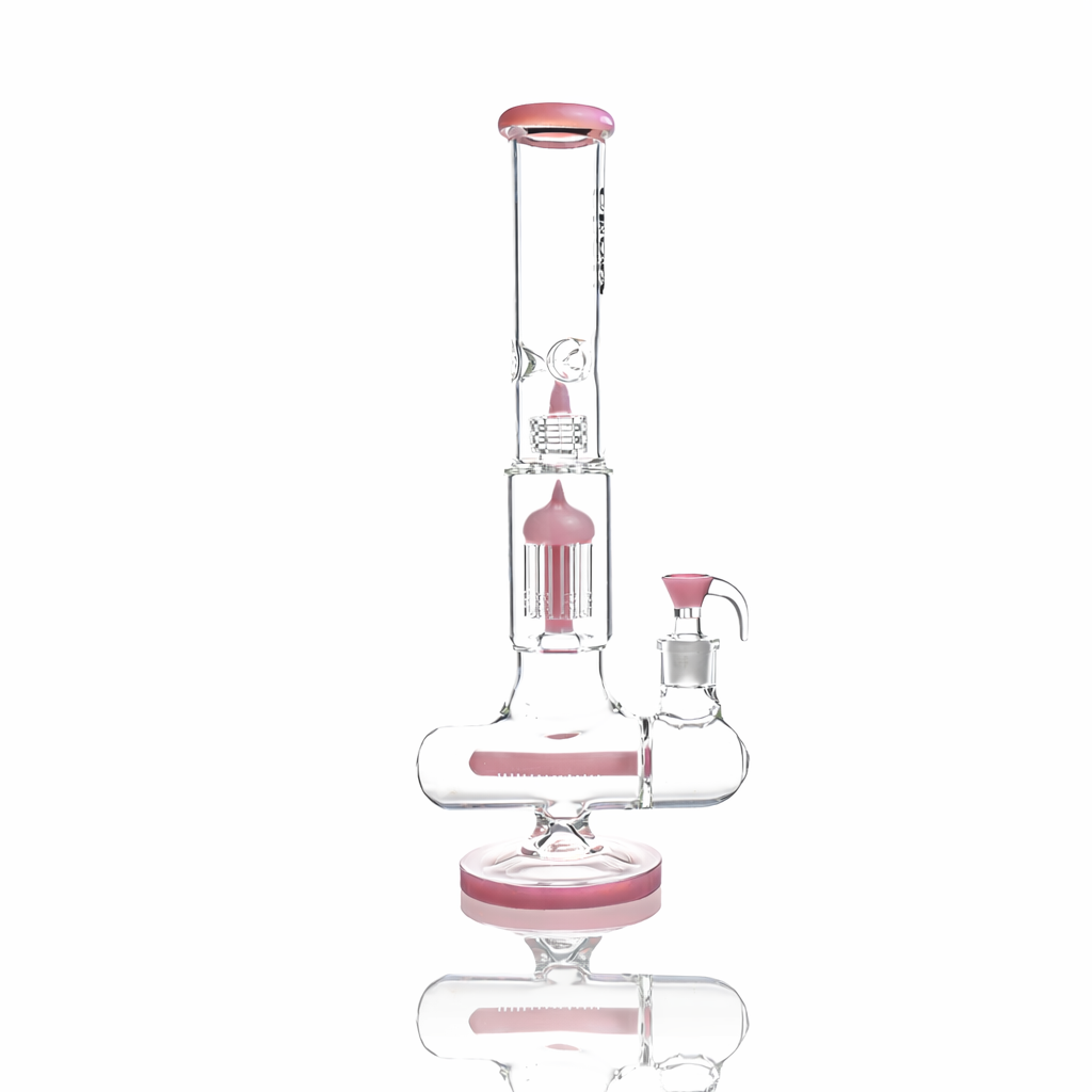17" Triple Perc Scientific Glass Bong | Croia Glass - Discreet Smoker