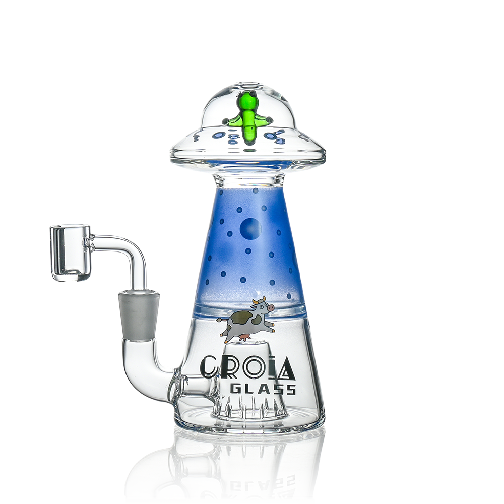 UFO Alien Dab Rig with Showerhead Perc | Croia Glass - Discreet Smoker