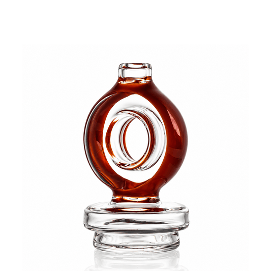 3.5" Mini Donut Dry Top for Puffco Peak & Peak Pro | Croia Glass - Discreet Smoker