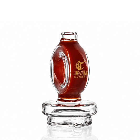 3.5" Mini Donut Dry Top for Puffco Peak & Peak Pro | Croia Glass - Discreet Smoker