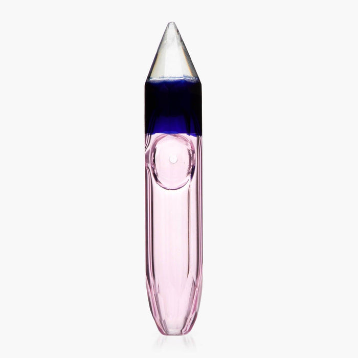 Crystal Hand Pipe, Pink