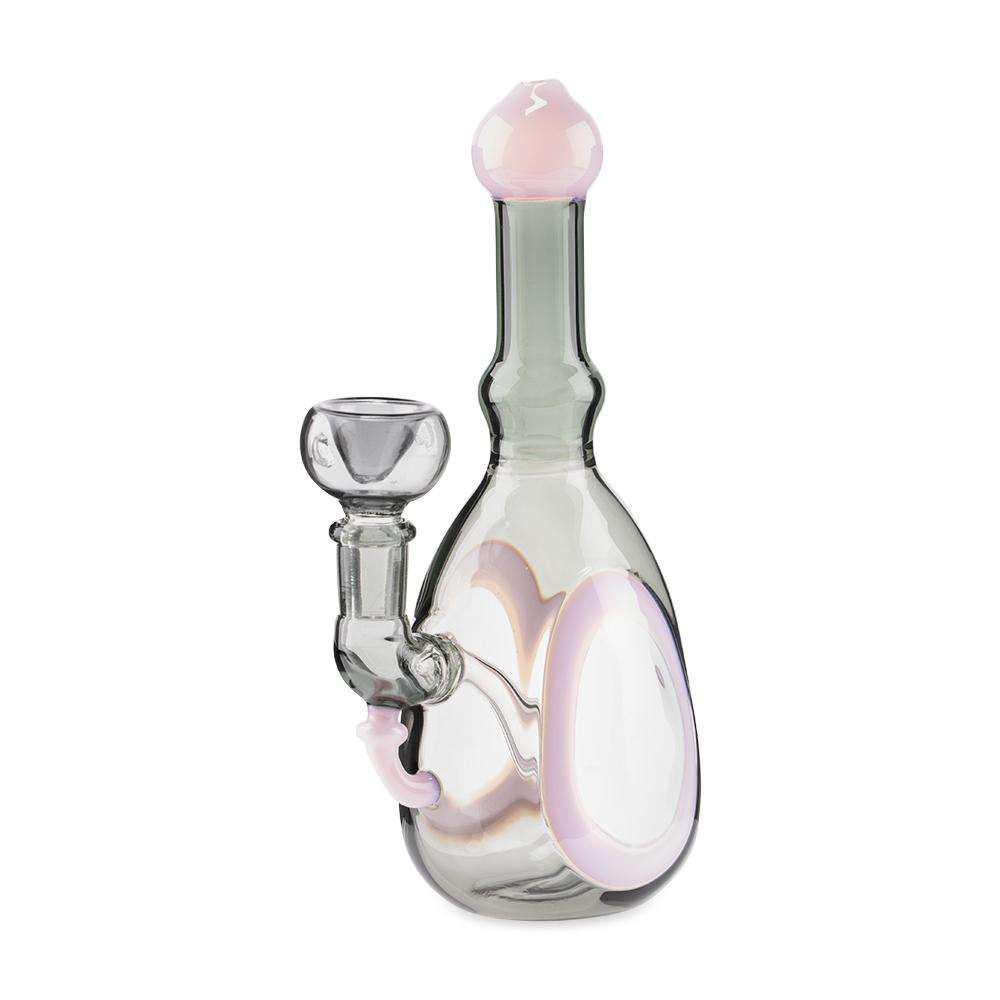 Custom Glass Rig - 6" - Slyme - Discreet Smoker