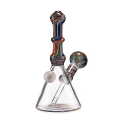 Custom Glass Rig - 6" - Wig Wag - Discreet Smoker