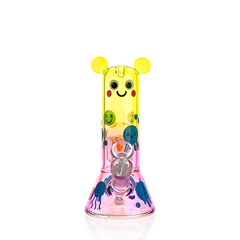 Cute Character Beaker Bong with Jellyfish Design | Croia Glass - Discreet Smoker