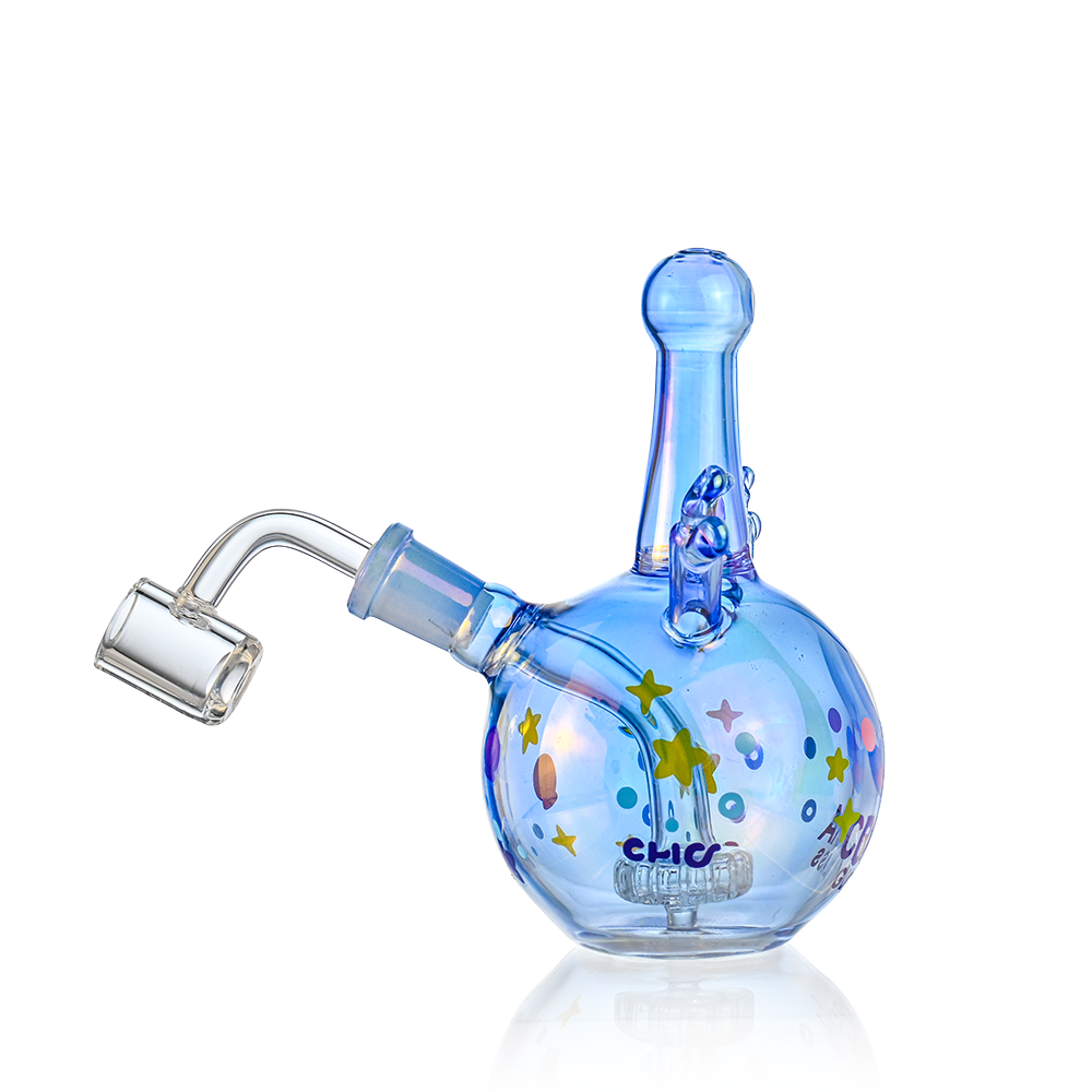 Cyclops Monster Mini Dab Rig with Showerhead Perc | Croia Glass - Discreet Smoker