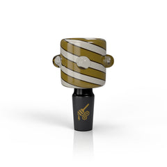 Honeybee Herb Cylinder Whirl Wig Wag Bong Bowl