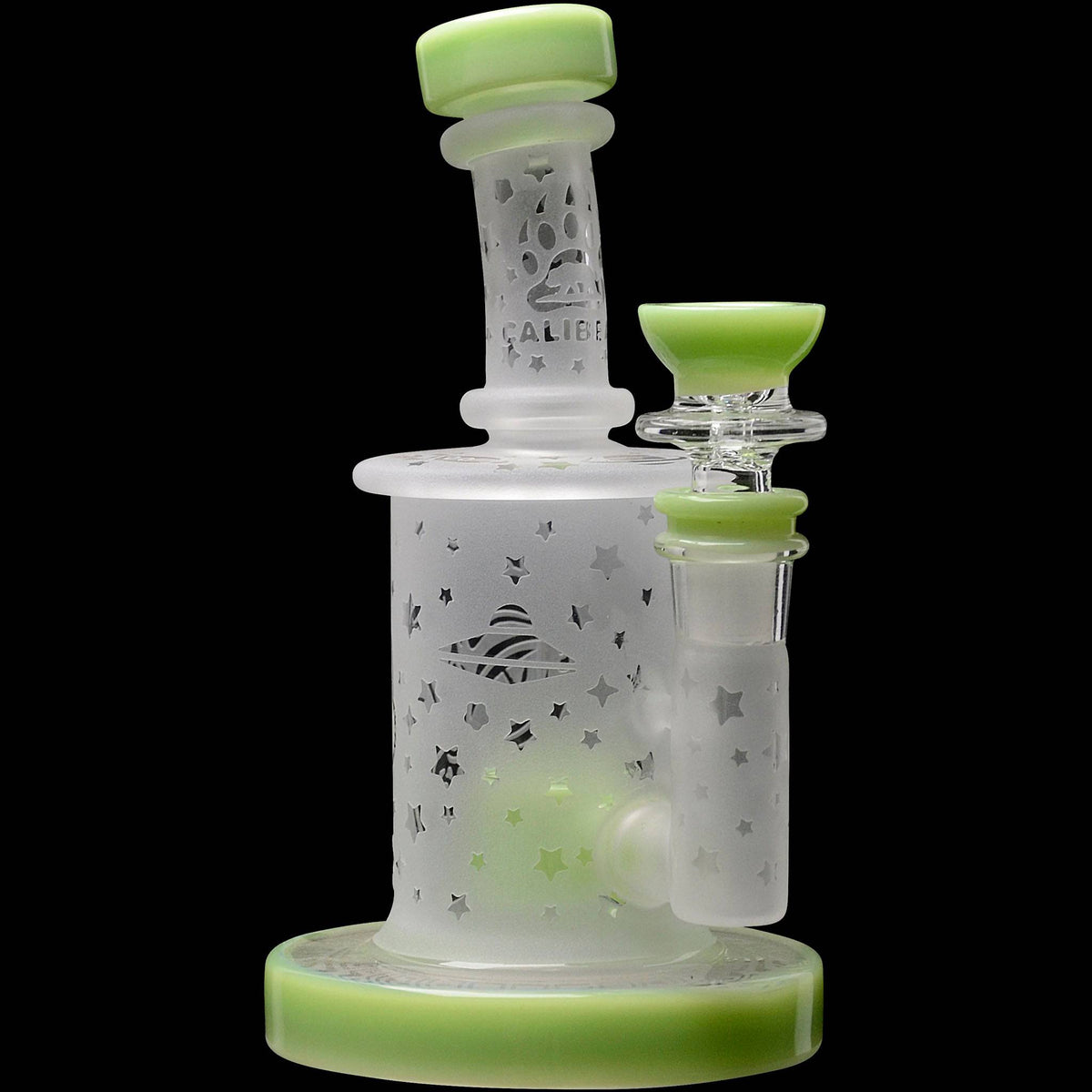 Calibear Sandblasted Flower Of Life Mini Can Bong - Discreet Smoker