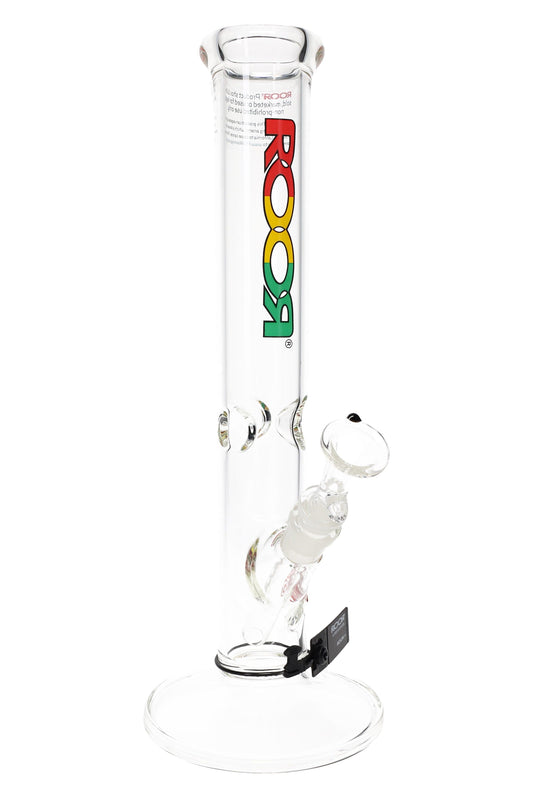 ROOR 14″ 50 mm Straight Tube Bong – Ice Pinch – 5 mm Thick - Discreet Smoker