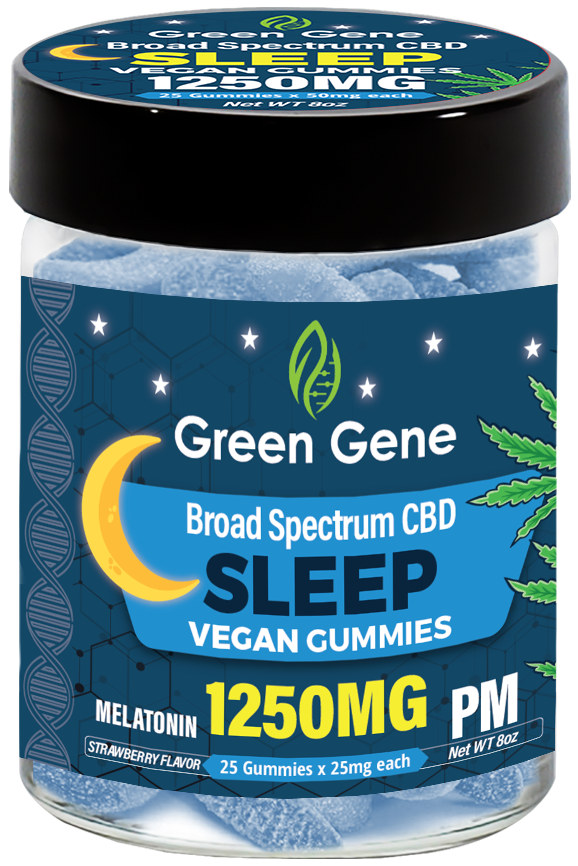 Green Genie Organic CBD Infused Mood Based Vegan Gummies - (625MG - 2500MG)