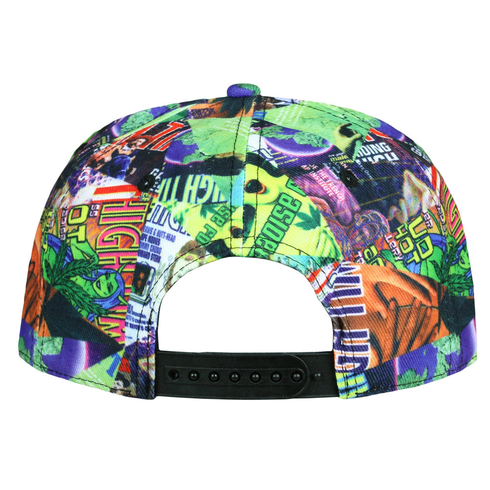 Grassroots High Times Covers Snapback Hat - Discreet Smoker