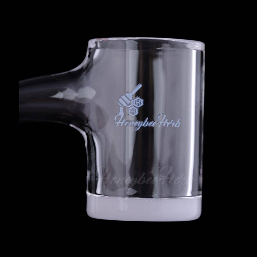 HONEY & MILK BEVEL QUARTZ BANGER- 90° DEGREE | BL - Discreet Smoker