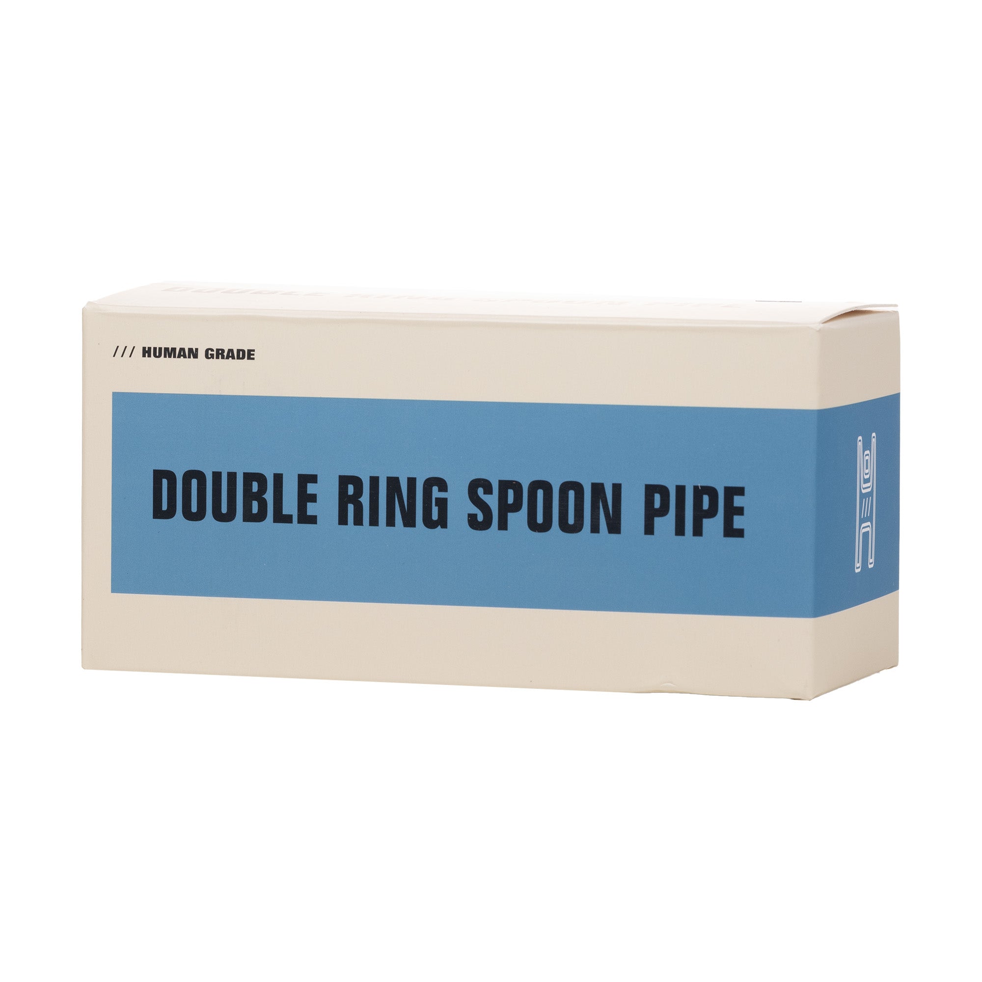 Human Grade Double Ring Spoon Pipe - Discreet Smoker