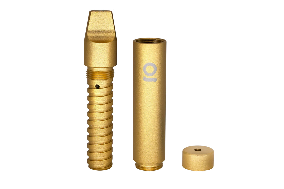 Aluminum Multi-Hitter with Cooling Spiral - Discreet Smoker
