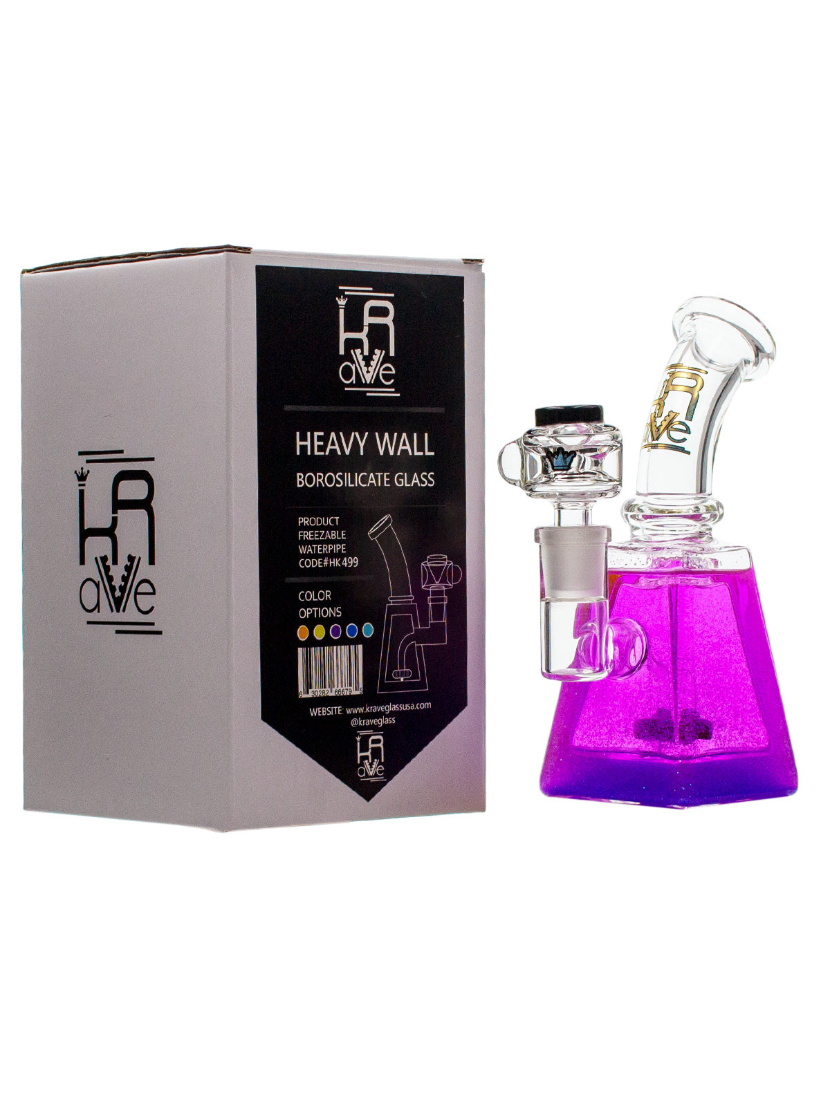 Krave Glass Giza Bong - Discreet Smoker