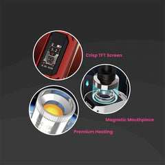 Yocan Cylo Wax Vaporizer | 1300mAh - Discreet Smoker