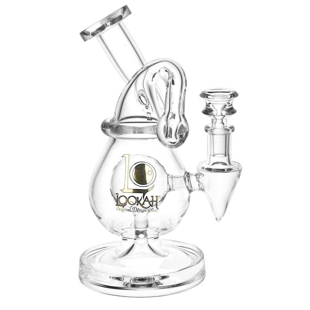 Lookah Glass Wizard Hat Water Pipe - 8.5" / 14mm F - Discreet Smoker