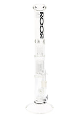 ROOR Tech 18" 5 mm GOG Straight Shooter – Multi-Perc Ice Pinch Tube - Discreet Smoker