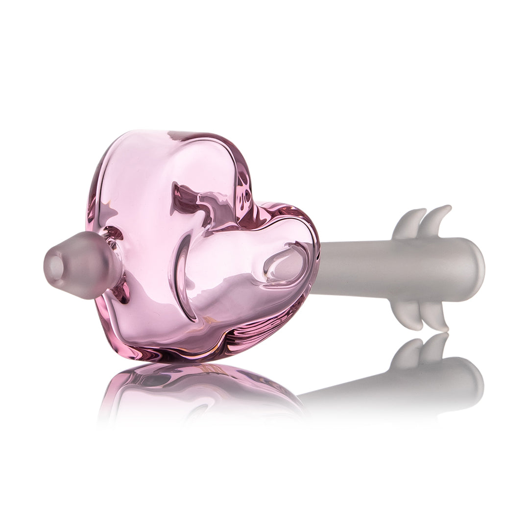 MJ Arsenal Cupid's Bow(l) Valentine's Day Glass Pipe - Discreet Smoker