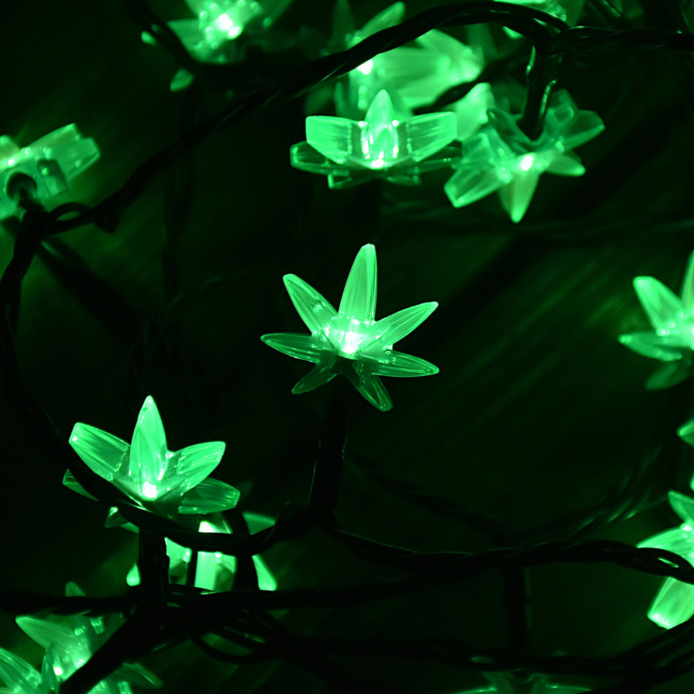 Pulsar Mini High Lights Hemp Leaf LED String Light Set - Discreet Smoker