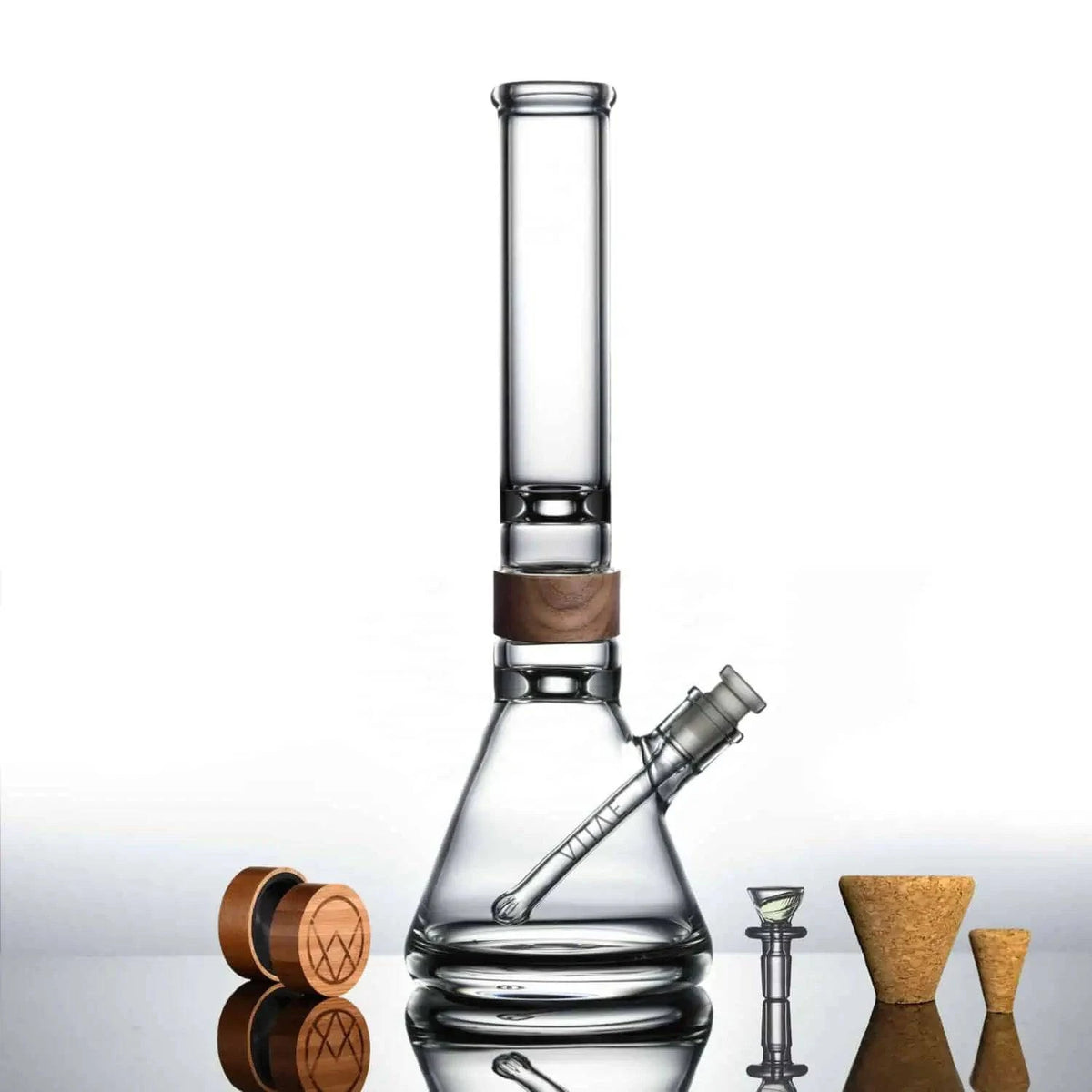 Vitae Glass 16" Alpha Bong - Discreet Smoker