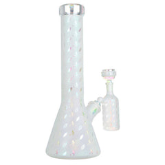 Grateful Dead x Pulsar Bolts And Skellies Glass Beaker Water Pipe Set | 13.75" | 14mm F - Discreet Smoker