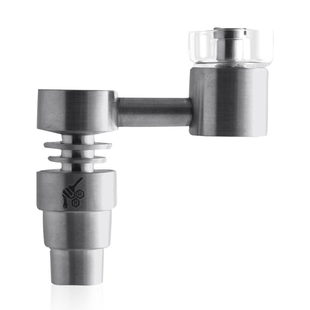 TITANIUM 4 IN 1 SIDECAR HYBRID BANGER DAB NAIL - Discreet Smoker