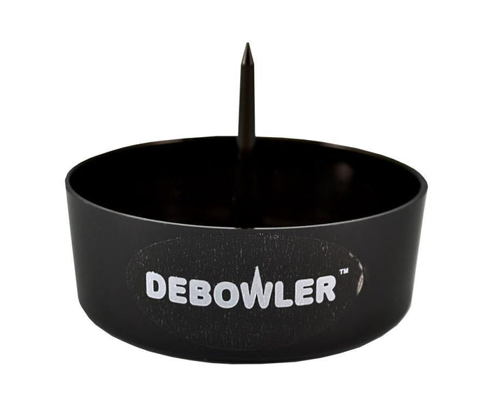 Debowler Ashtray w/ Cleaning Spike | 4 Inch, Debowler Black