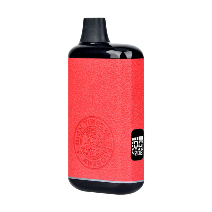 High Times® 510 DL 2.0 Pro Variable Voltage Vape Bar - 1000mAh, Red Faux Leather