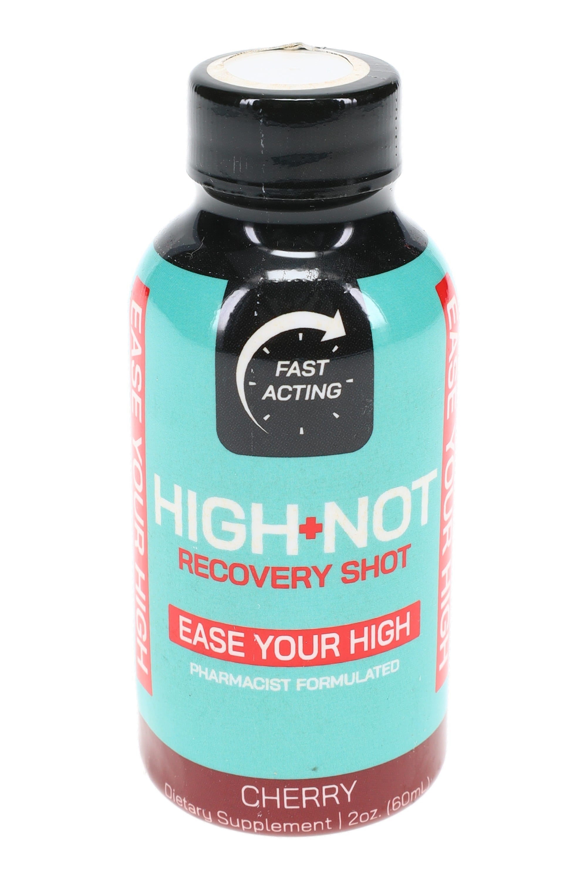 High-Not Recovery Shot – Cherry or Orange – 2 oz - Discreet Smoker
