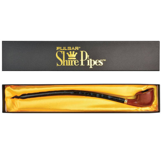 Pulsar Shire Pipes The Craic | Smooth Dublin Churchwarden Wood Pipe - Discreet Smoker
