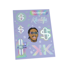 Khalifa x Stündenglass Gravity Infuser - Violet Sky / Mints - Discreet Smoker