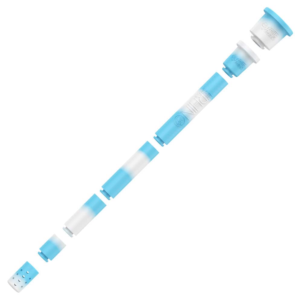 White Rhino Adjustable Silicone Downstem - Discreet Smoker
