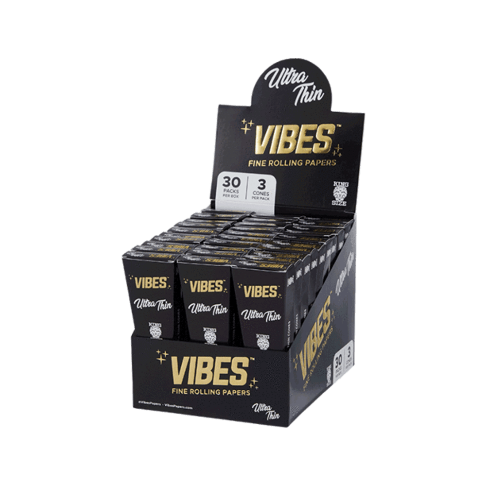 Vibes Cones Box - King Size - Discreet Smoker