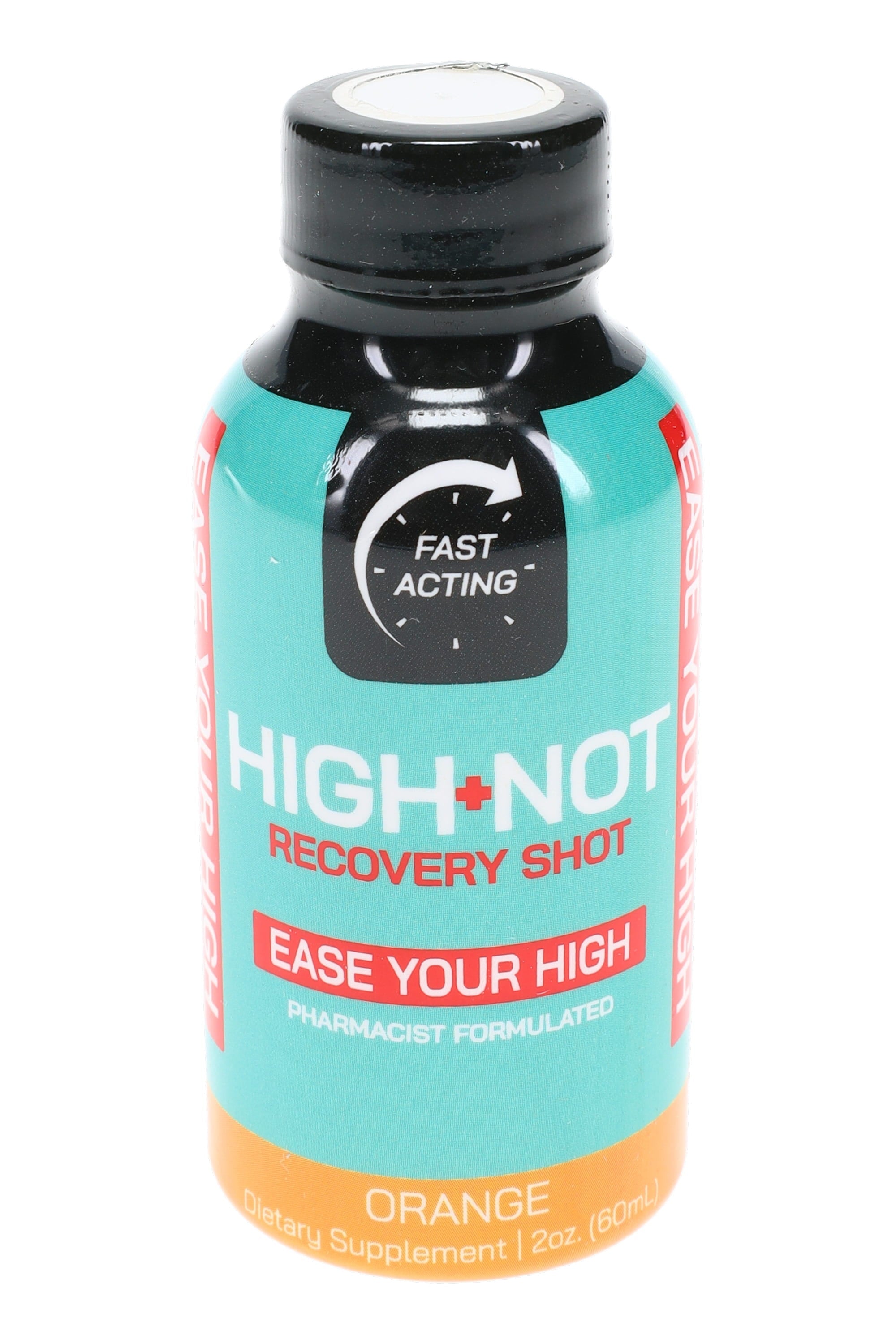 High-Not Recovery Shot – Cherry or Orange – 2 oz - Discreet Smoker
