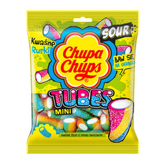 Chupa Chups Sour Mini Tubes 90g (POLAND) - Discreet Smoker