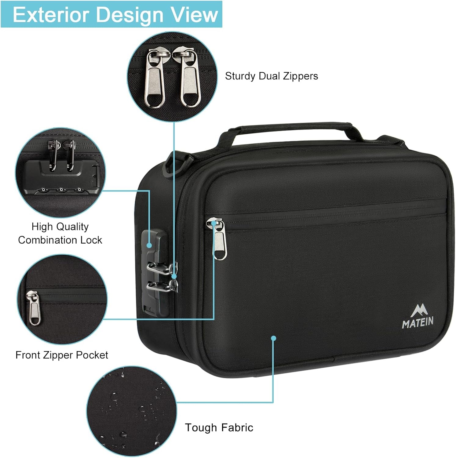 MATEIN Smell Proof Bag, Odor Proof Bags, Stash Box Container