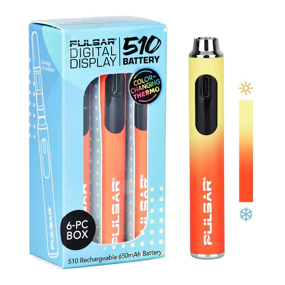 Pulsar Digital Display Thermo Change 510 Battery | 650mAh - Discreet Smoker